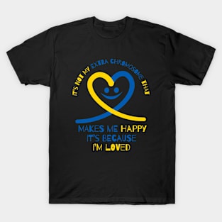 World Down Syndrome Awareness Day - Happy Heart T-Shirt